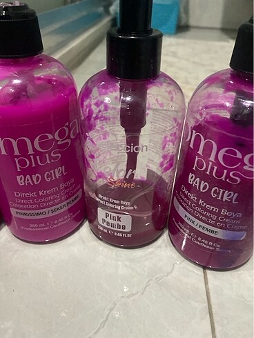 Saç boyası pembe kırmızı - Görsel 6