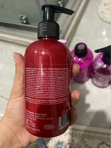 Saç boyası pembe kırmızı - Görsel 8