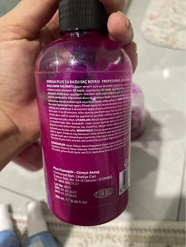 Saç boyası pembe kırmızı - Görsel 15