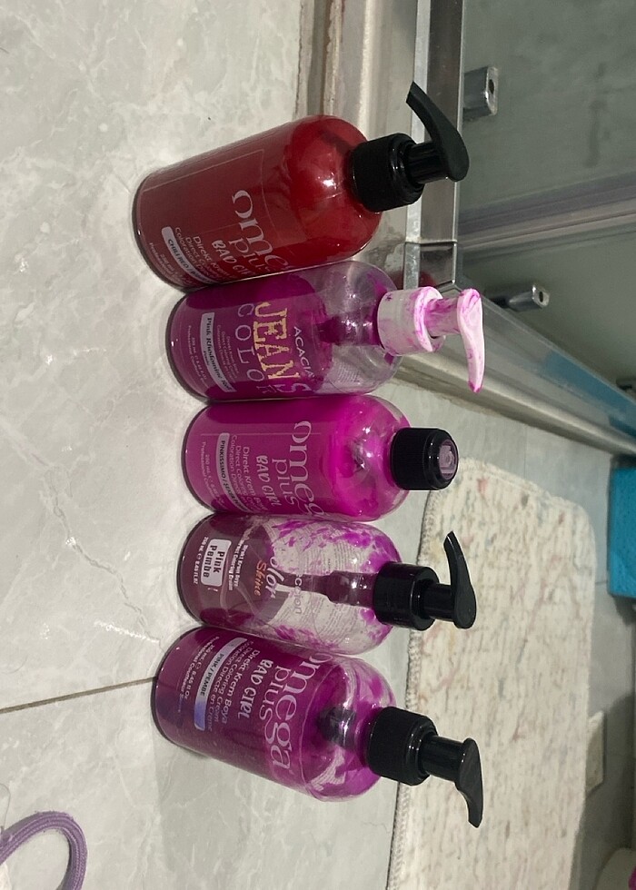 Saç boyası pembe kırmızı - Görsel 2