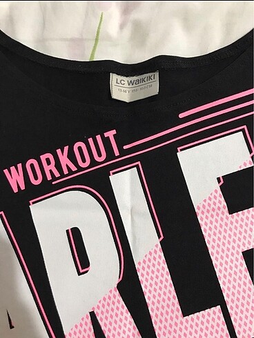 12-13 Yaş Beden Crop Tshirt