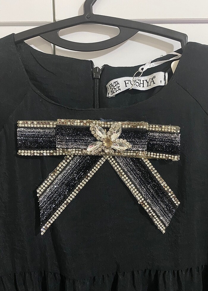 etiketli fushya elbise - Görsel 3