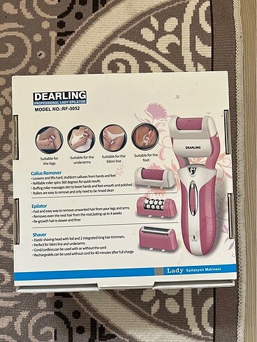Beden Dearling epilasyon cihazı
