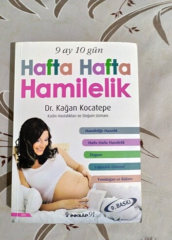 Hafta hafta hamilelik, dr Kağan Kocatepe kitabı. 