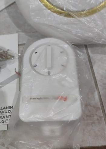 Beyaz Tavan Lambası Aparatı Fujilife Tavan Vantilatörü - Görsel 4