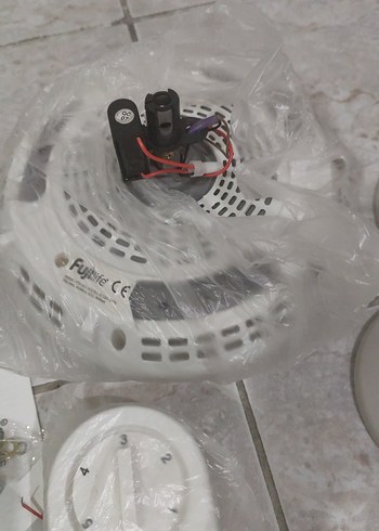 Beyaz Tavan Lambası Aparatı Fujilife Tavan Vantilatörü - Görsel 7