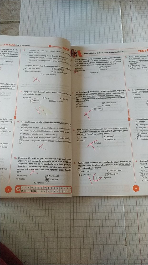 2021 Benim Hocam AYT Tarih Soru Bankası - Görsel 3