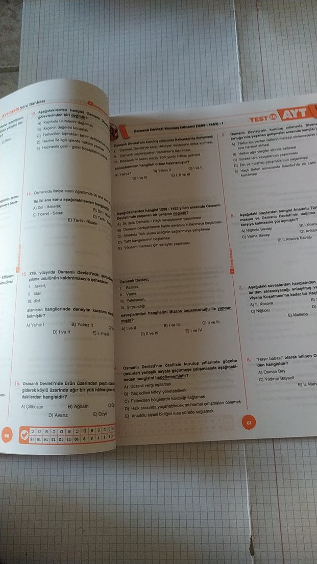 2021 Benim Hocam AYT Tarih Soru Bankası - Görsel 5