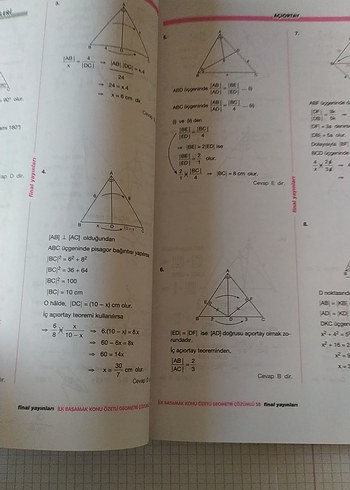 Final İlk Basamak YGS Geometri Soru Bankası - Görsel 2