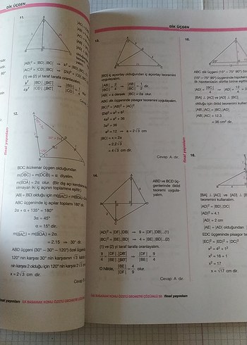Final İlk Basamak YGS Geometri Soru Bankası - Görsel 7