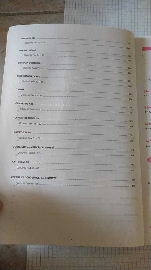 Final İlk Basamak YGS Geometri Soru Bankası - Görsel 4