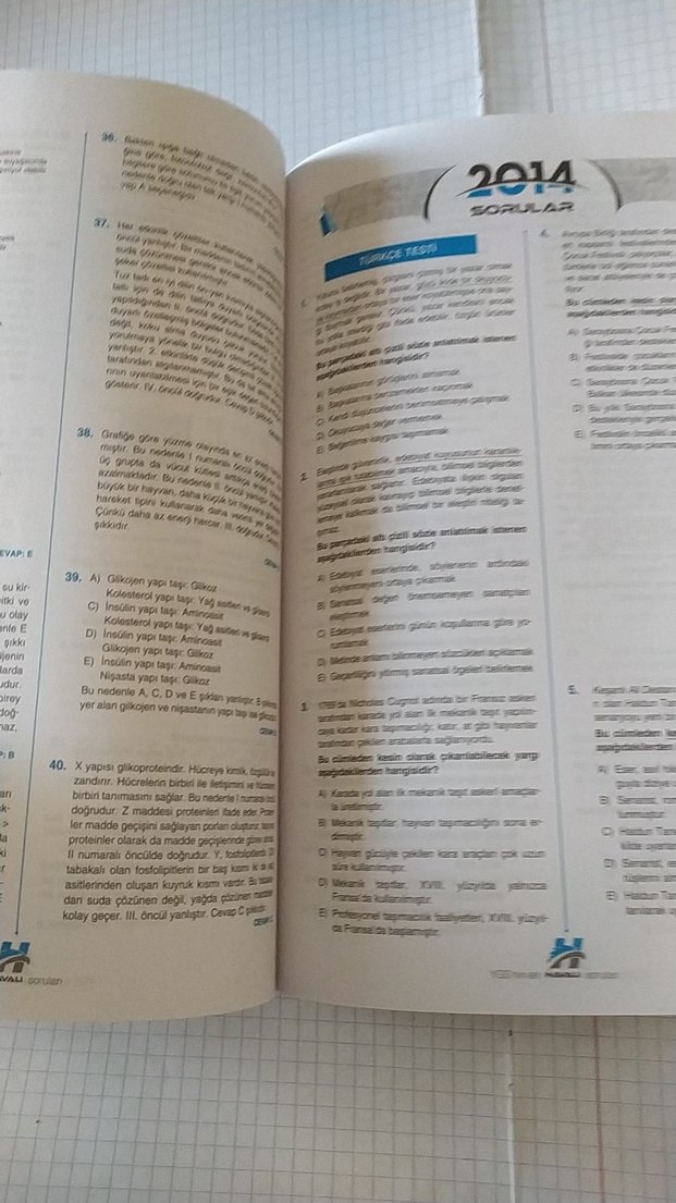 YGS Son Beş Yıl Çıkmış Sorular Kitabı - Görsel 3