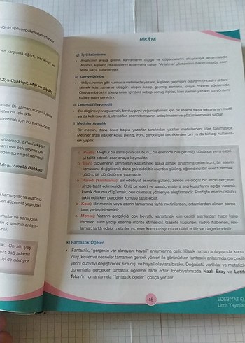 Edebiyat El Kitabı - Limit Yayınları - Görsel 2