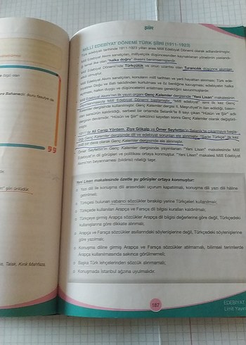 Edebiyat El Kitabı - Limit Yayınları - Görsel 4