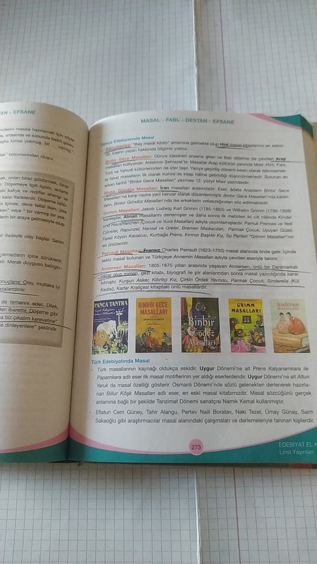 Edebiyat El Kitabı - Limit Yayınları - Görsel 5