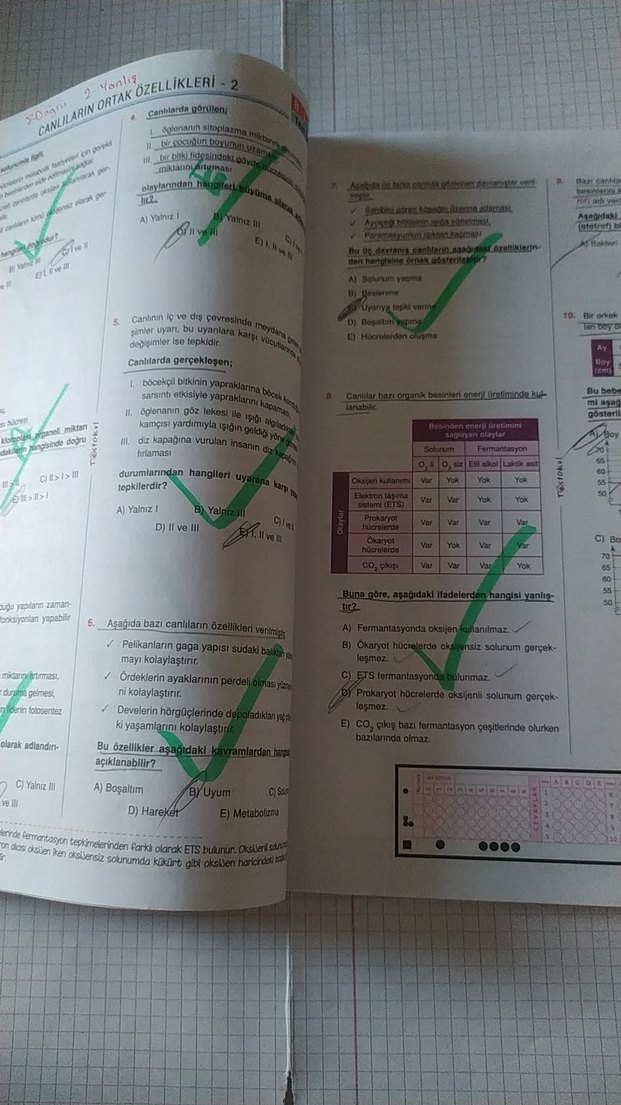 TYT Biyoloji Soru Kitabı Murat Aydoğan - Görsel 5