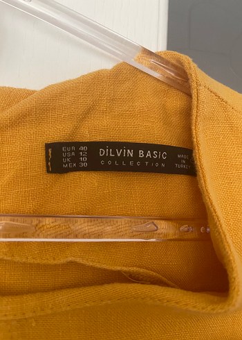 Hardal sarısı elbise - Görsel 2