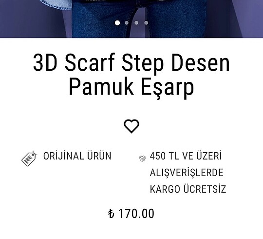 Modakaşmir pamuk eşarp - Görsel 3