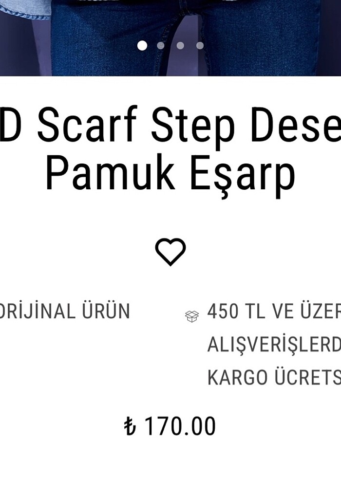 Modakaşmir pamuk eşarp - Görsel 3