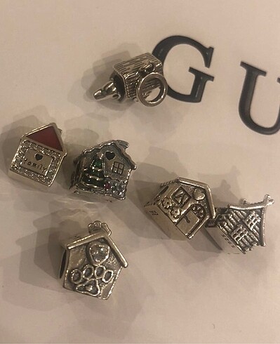 Diğer Ev gümüş charm