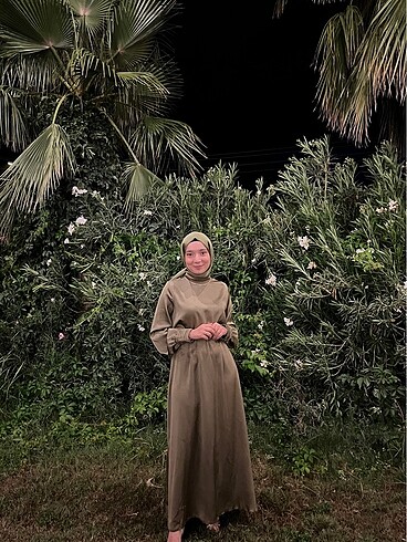 Trendyol modest elbise ve şal - Görsel 8