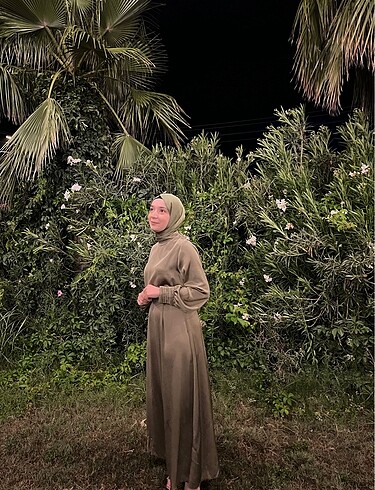 Trendyol modest elbise ve şal - Görsel 9