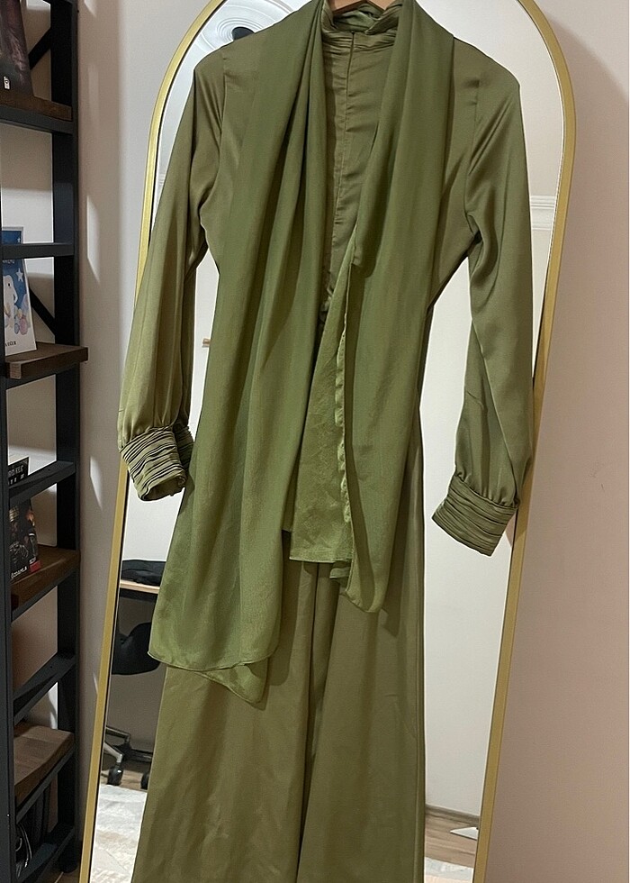 Trendyol modest elbise ve şal - Görsel 4