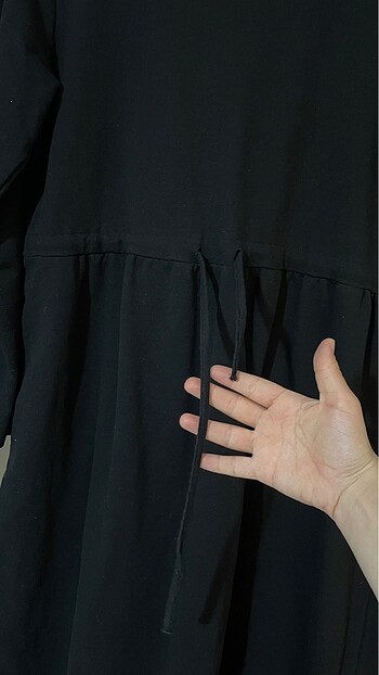 m Beden siyah Renk Trendyol modest sweat elbise