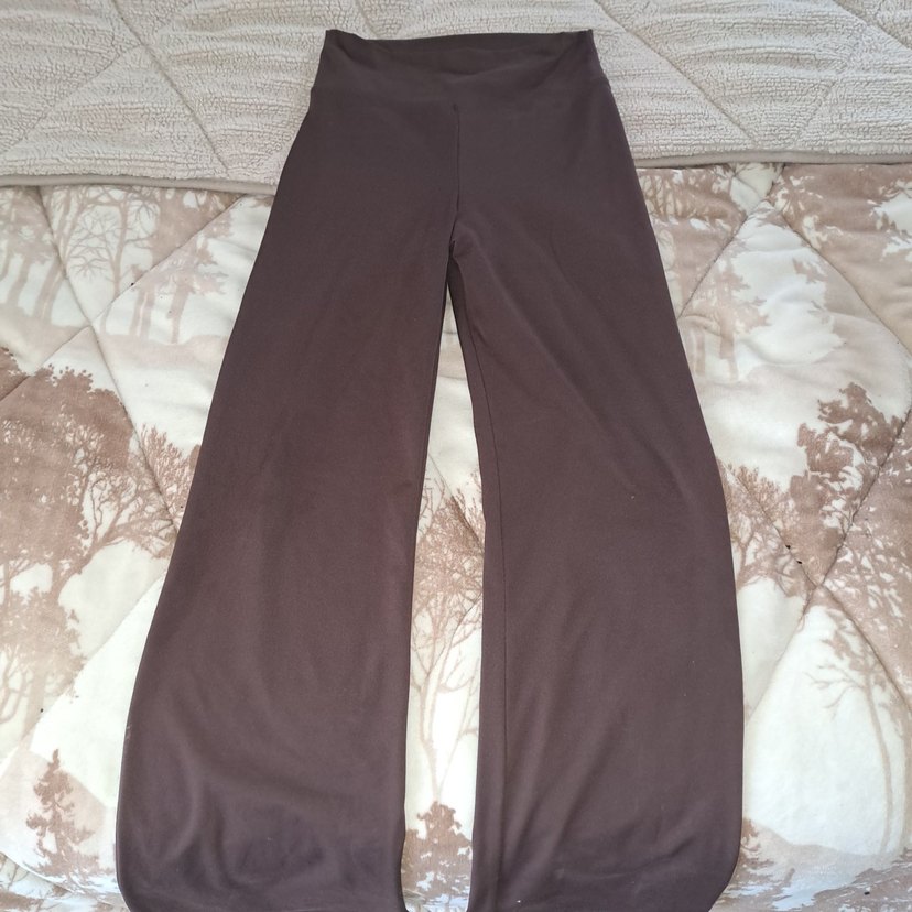 kahverengi,ispanyol paça tayt - Görsel 2