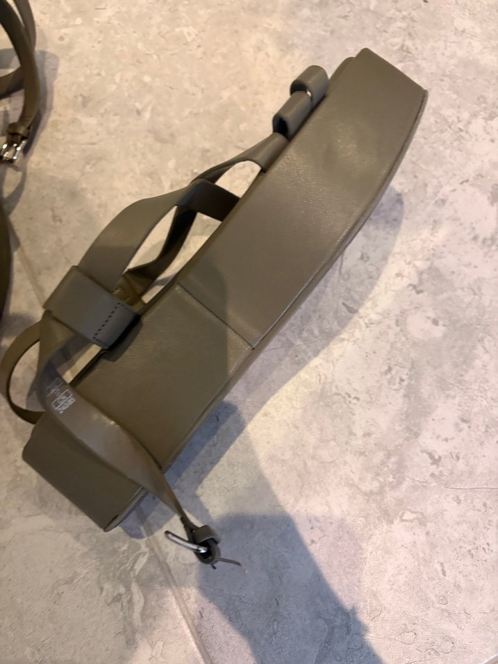 Bej Gri Kadın Dolgu Topuklu Sandalet - Görsel 4