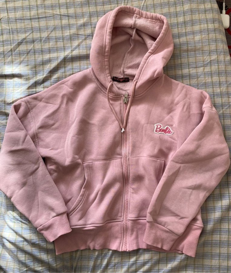 Pembe barbie kapsonlu ceket - Görsel 2