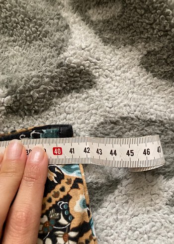 Bohem Çok Renkli Midi Etek Dantel Detaylı - Görsel 6