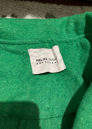 Kadın Yeşil Kaban - Görsel 3