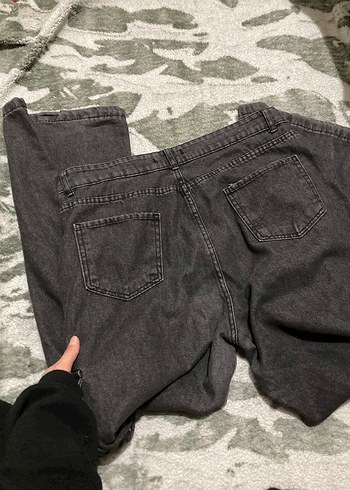 Gri Kot Pantolon Jean - Görsel 5