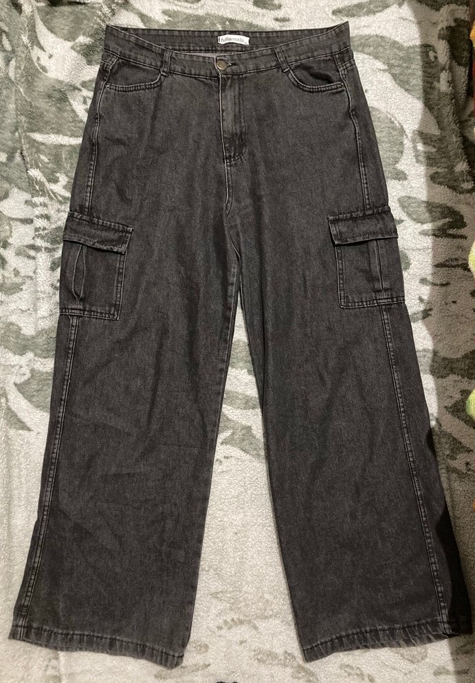 Gri Kot Pantolon Jean - Görsel 2