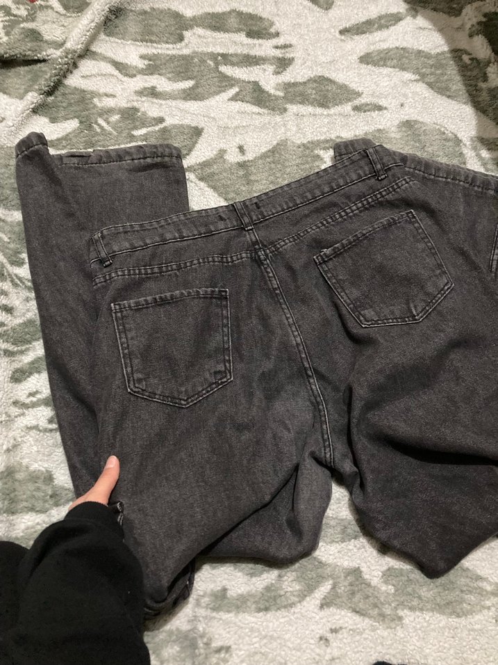 Gri Kot Pantolon Jean - Görsel 5