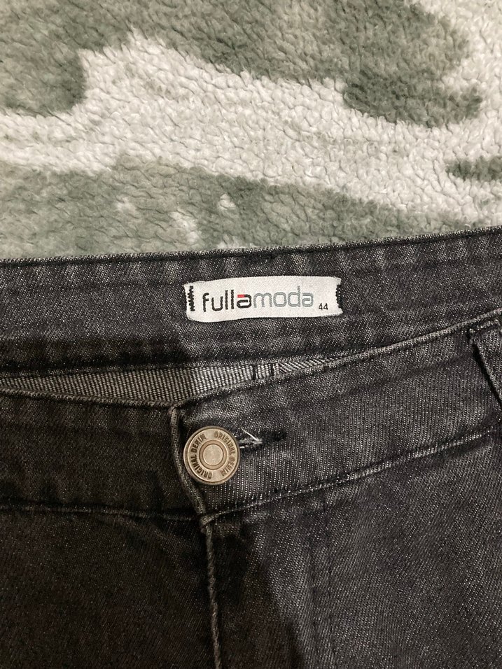 Gri Kot Pantolon Jean - Görsel 3