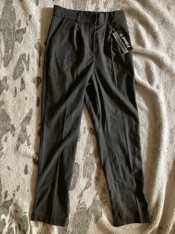 Gri Kumaş Kadın Pantolon - Görsel 2