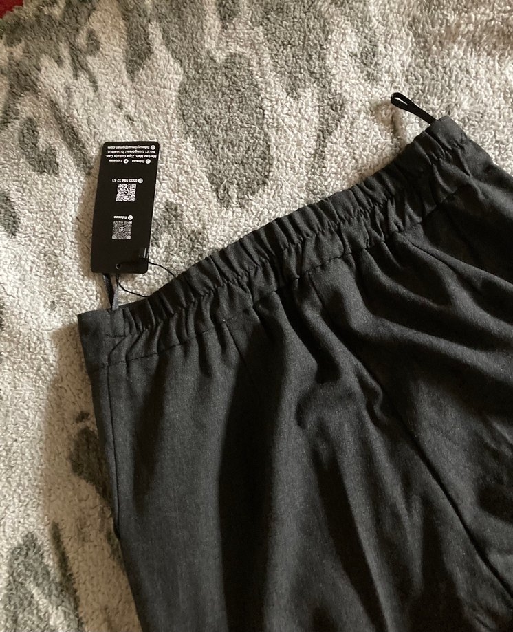 Gri Kumaş Kadın Pantolon - Görsel 4