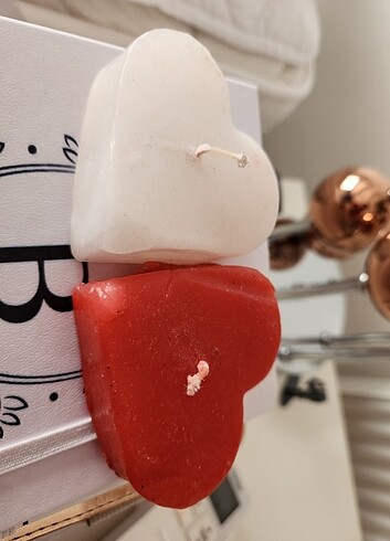 İkili kalp mum - Görsel 3