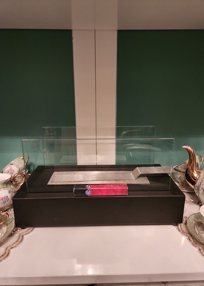 Masa üstü şömine  - Görsel 5