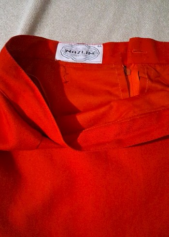 Kadın Kırmızı Midi Mini Etek - Görsel 2