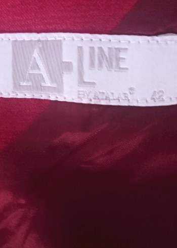 Bordo Midi Drapeli V Yaka Elbise - Görsel 5