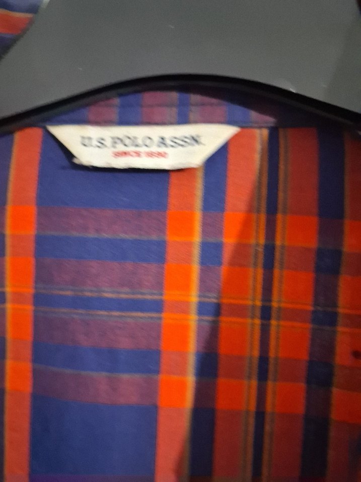 Kırmızıpolo ekoseızı Lacivert Kadın Gömlek - Görsel 3