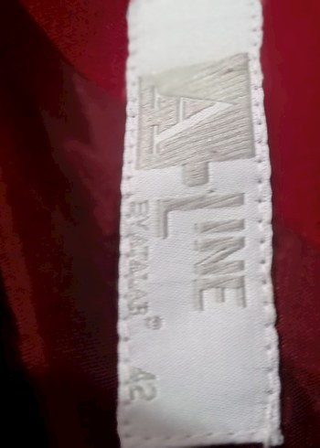 Bordo V Yakalı Uzun Abiye Elbise - Görsel 7