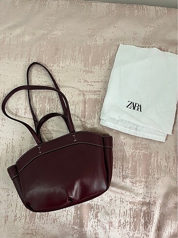 zara bordo çanta