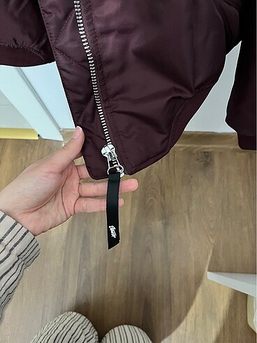 xs Beden pull&bear bordo bomber
