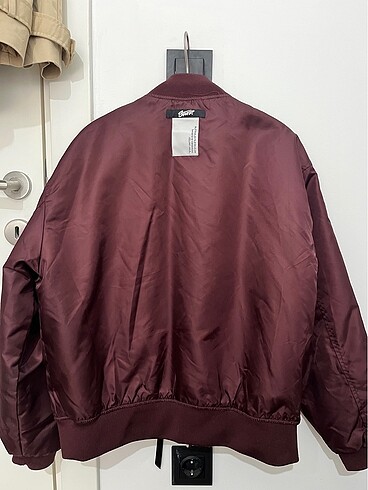 xs Beden bordo Renk pull&bear bordo bomber
