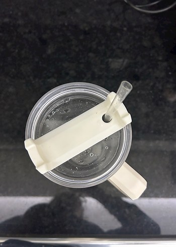 Beyaz Kulplu Termos Bardak - Görsel 5