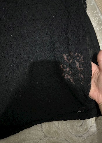 Diğer Siyah Rahat Kesim Tişört